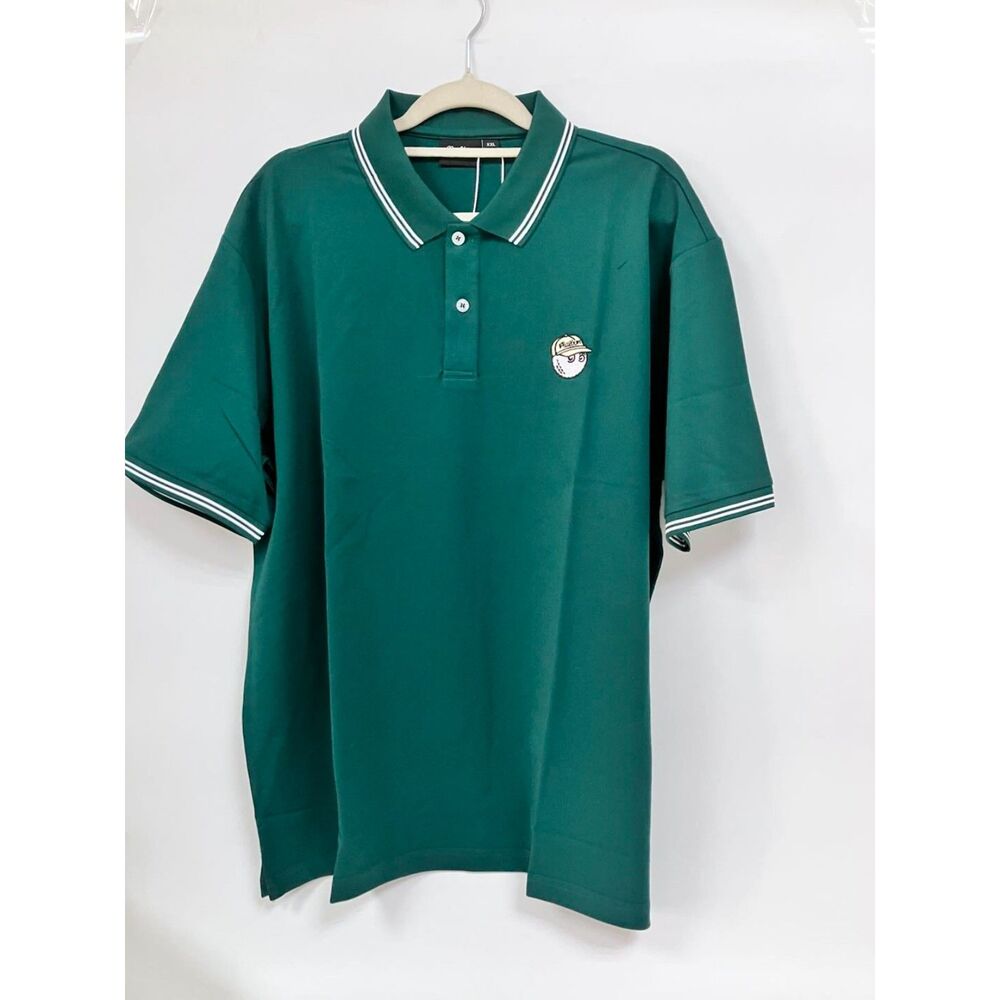 Malbon Men's Summer Short Sleeve Polo Shirts Casual Sport Golf Apparel